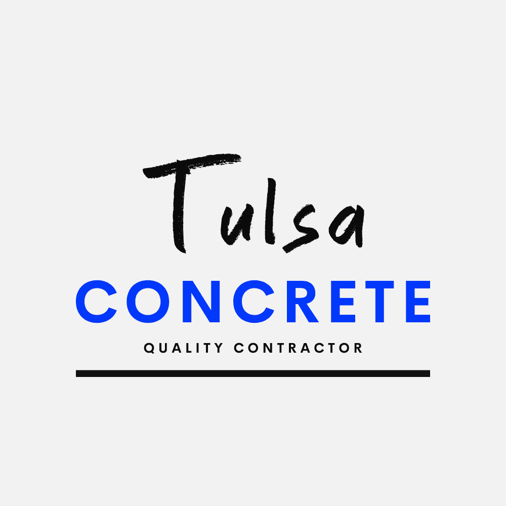Concrete contractor logo in Tulsa.
