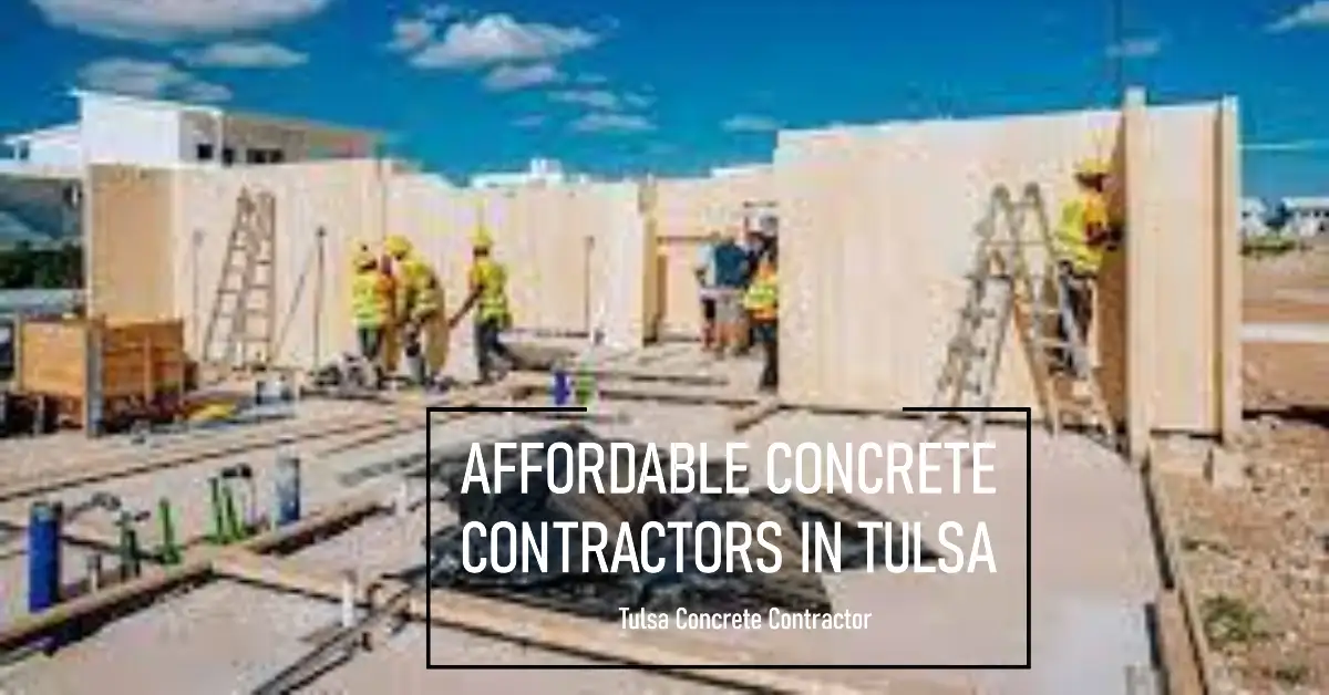 Affordable concrete contractors in Tulsa, USA.