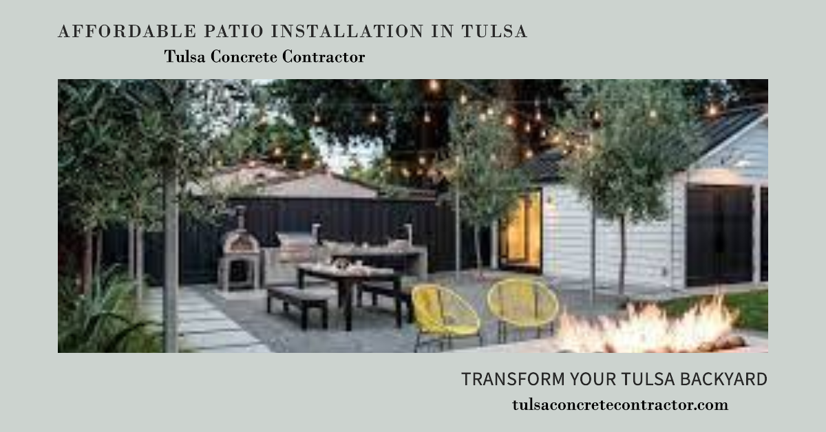 affordable patio installation in tulsa ok