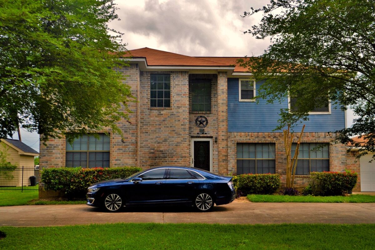 colored concrete driveway