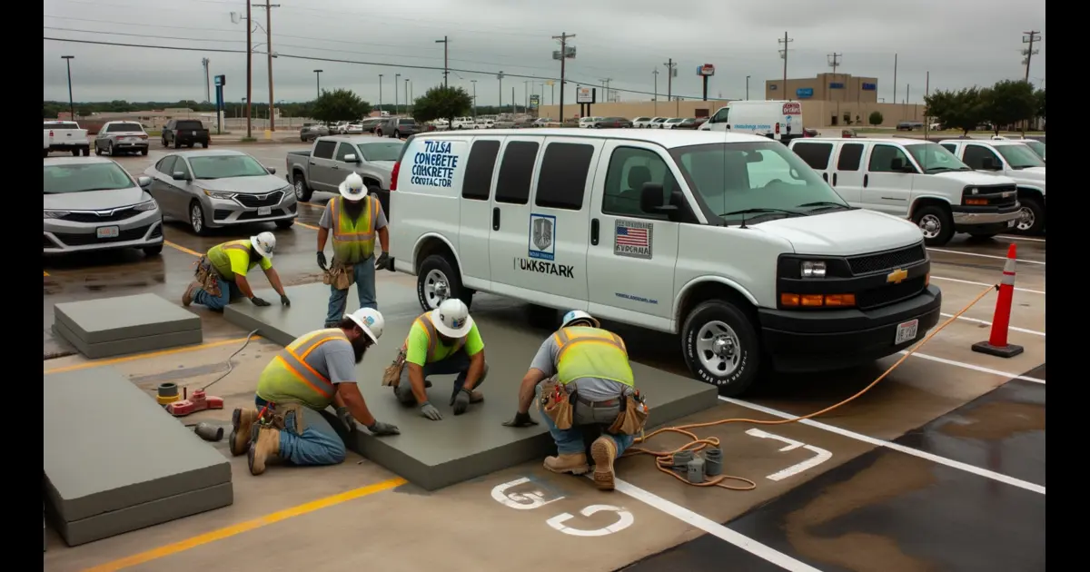 concrete parking stops near me in tulsa