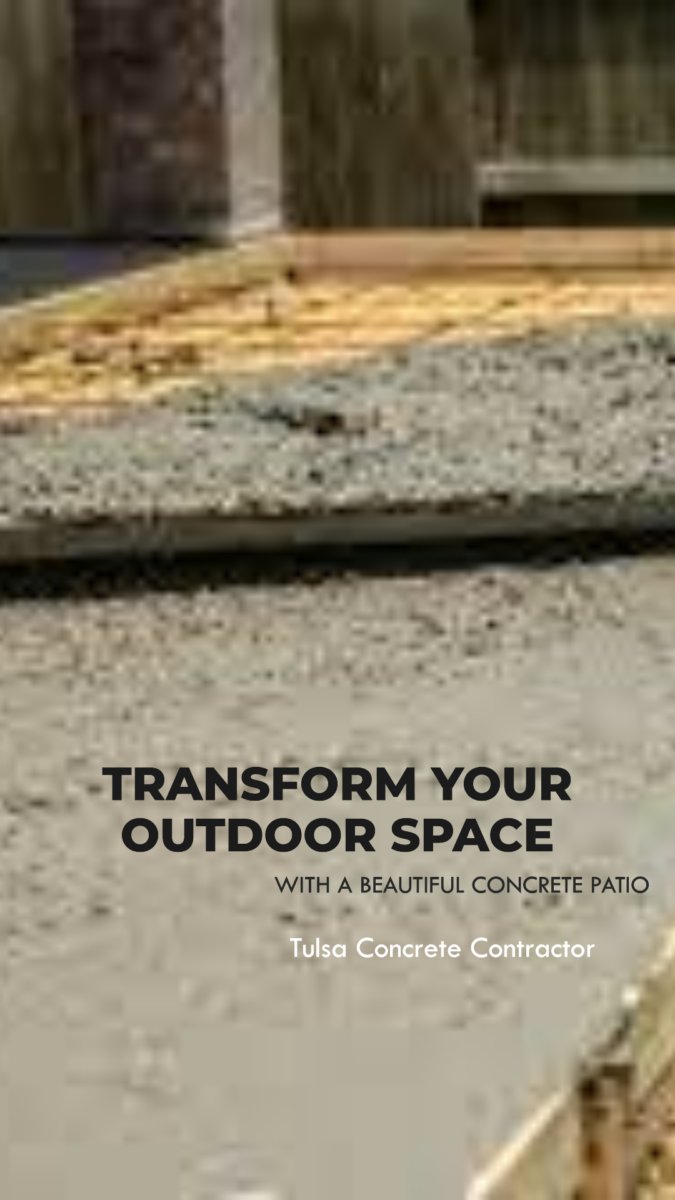 Concrete Patio Installation in Tulsa by Tulsa Concrete Contractor