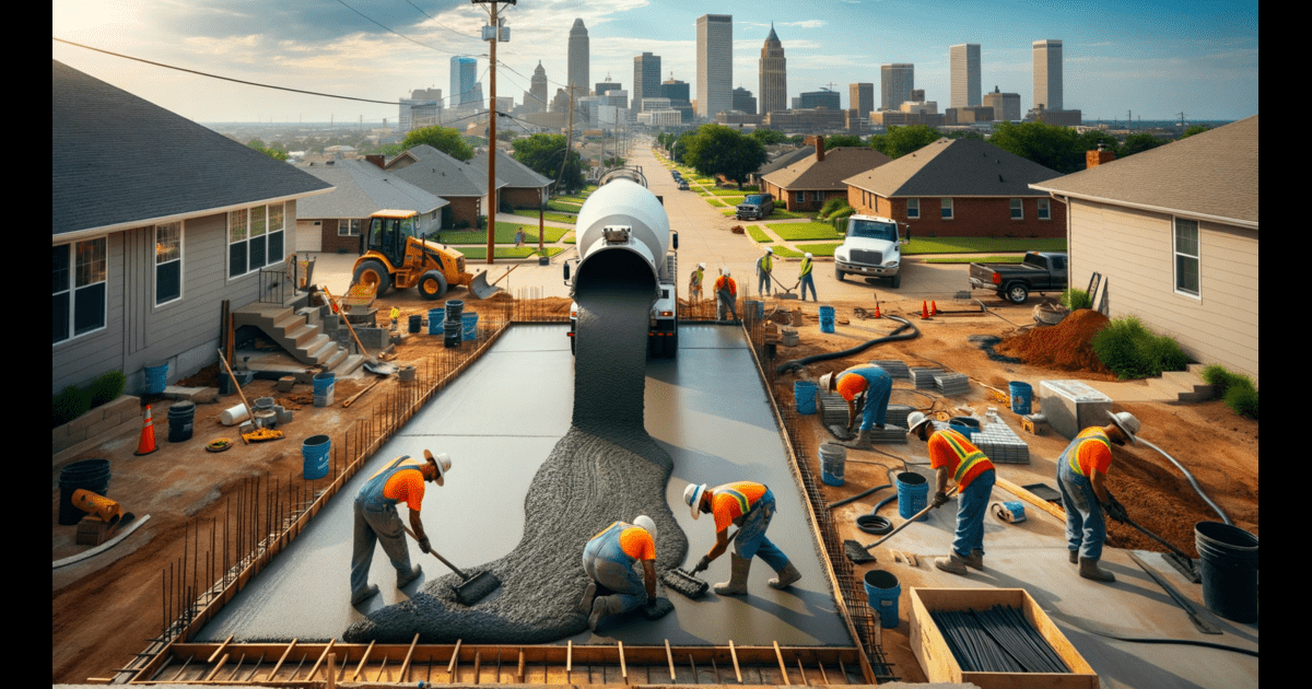 concrete paving contractor in tulsa ok