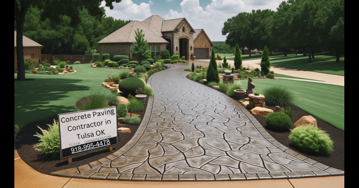 concrete paving contractor in tulsa ok