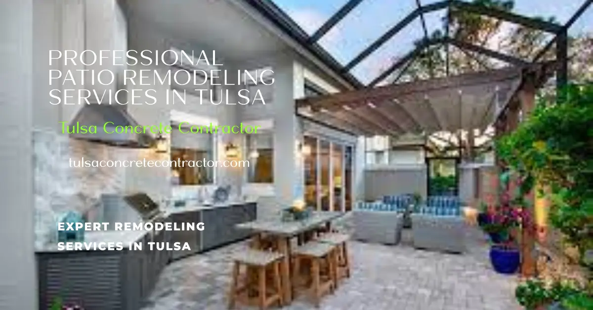 Professional patio remodeling services in Tulsa.